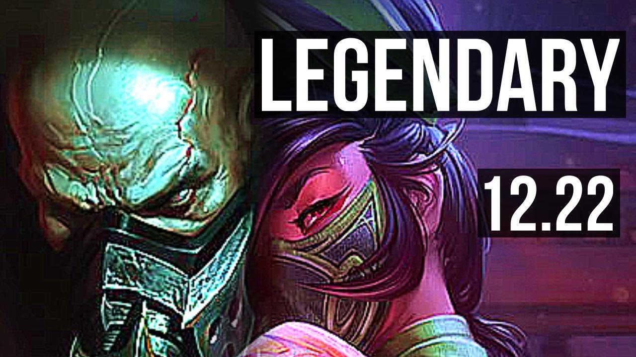 URGOT vs AKALI (TOP) | 3.0M mastery, 1500+ games, Legendary | EUW Master | 12.22