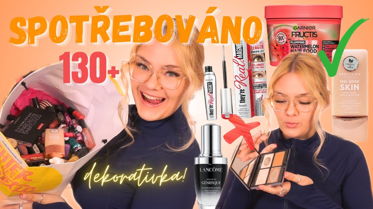 SPOTŘEBOVÁNO hodně dekorativky, vyhazuju kosmetiku & co si koupím znovu?!