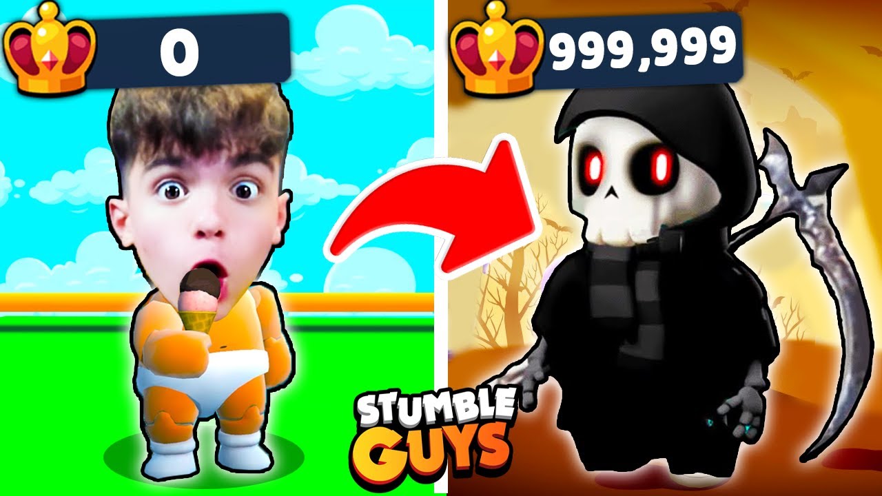 OGNI VITTORIA, INVECCHIO SU STUMBLE GUYS FINO A...😨 (COOOSA?!)