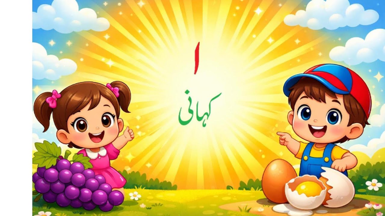Alif Se Anar 🍎 | Urdu Alphabet Cartoon for Kids | Funtush