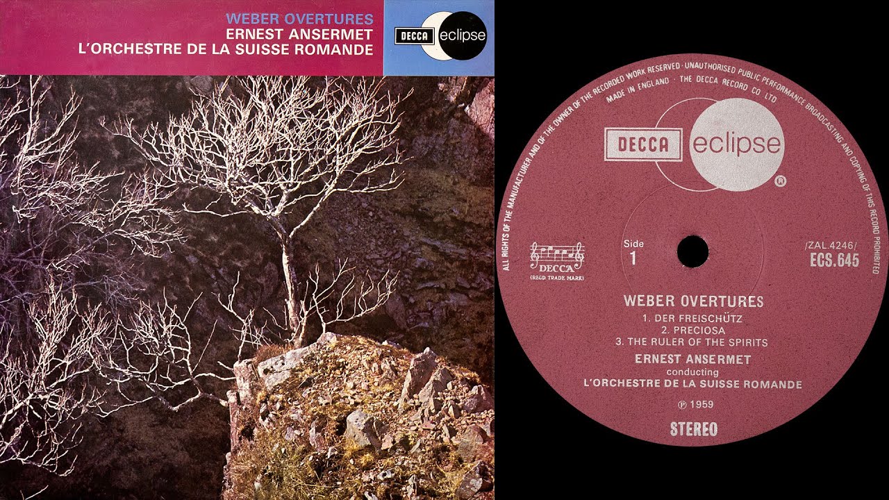 Weber - Overtures (Ansermet) (vinyl: Nagaoka MP-300, Graham Slee Accession, Kenwood KD7010)