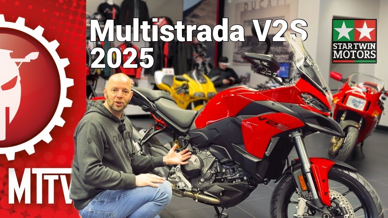 DUCATI MULTISTRADA V2S 2025 / ALLES IS ANDERS / KIJKJE IN DE SHOWROOM / MOTOR TEST TV