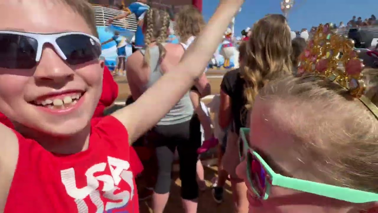 Disney Wish Sail Away Party May 2025