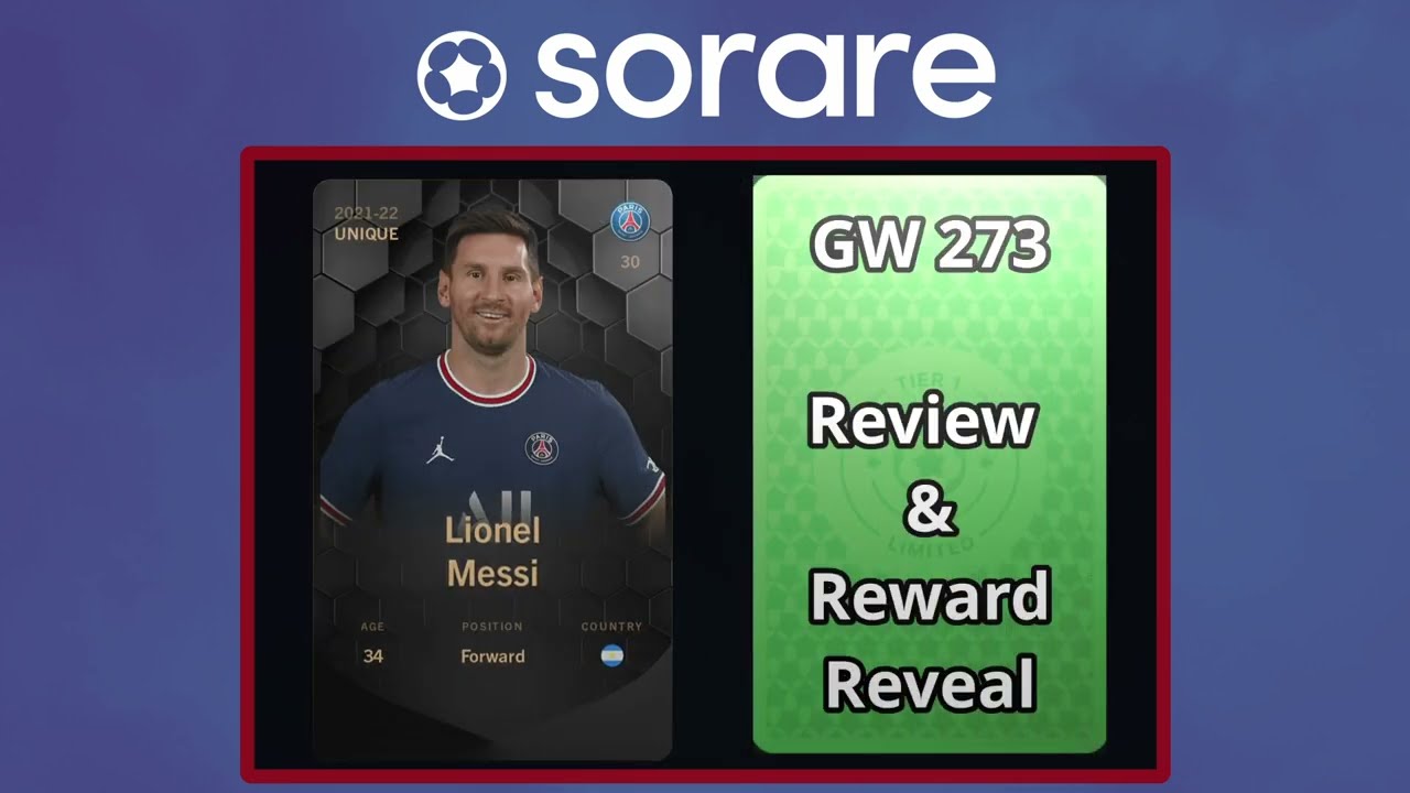 Sorare Game Week 273 Review & Reward Opening