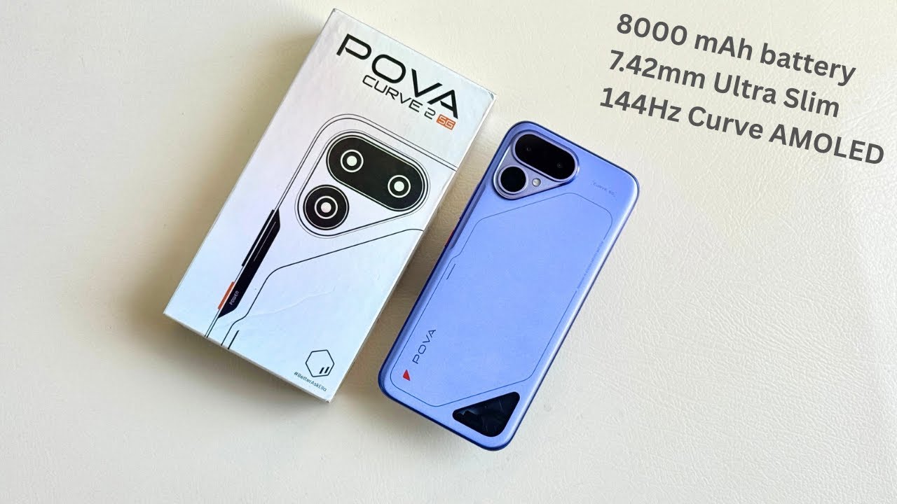 Tecno Pova Curve 2 5g Unboxing and Review | 144Hz AMOLED | 8000 mAh battery | 45W Fast Charging