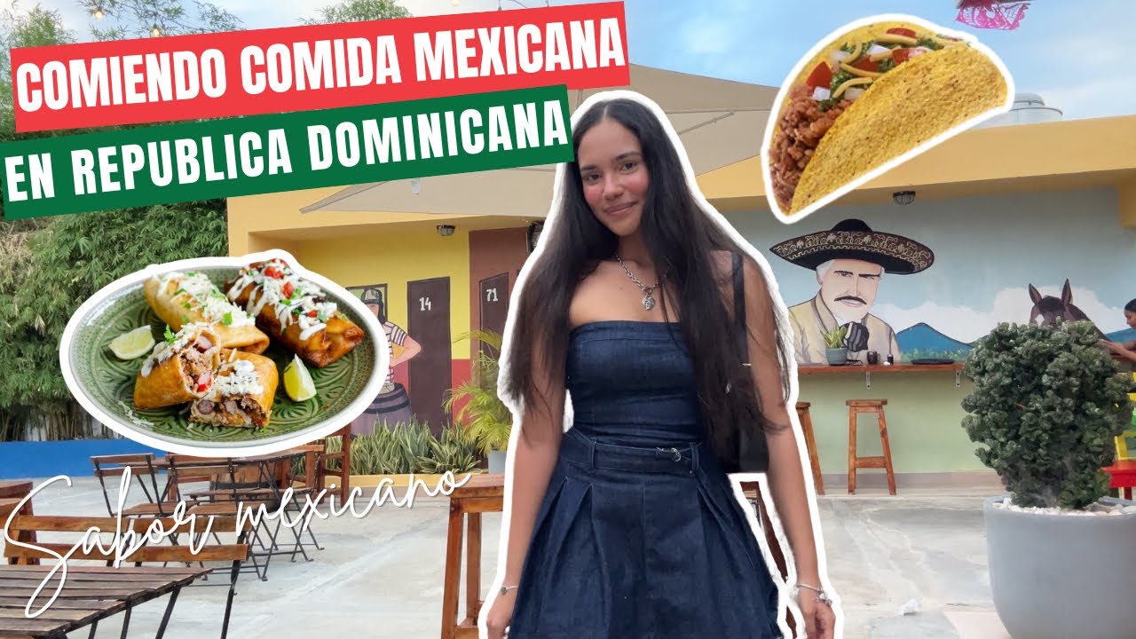 Si te gustan los tacos TIENES que ver esto 🌮🔥 |Comiendo comida mexicana en República Dominicana 