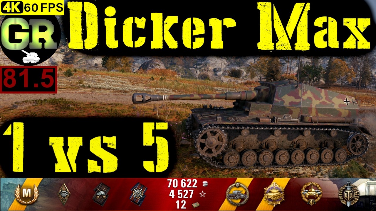 82_World of Tanks Dicker Max WoT Replay - 10 Kills 2.8K DMG(Patch 1.4.0)
