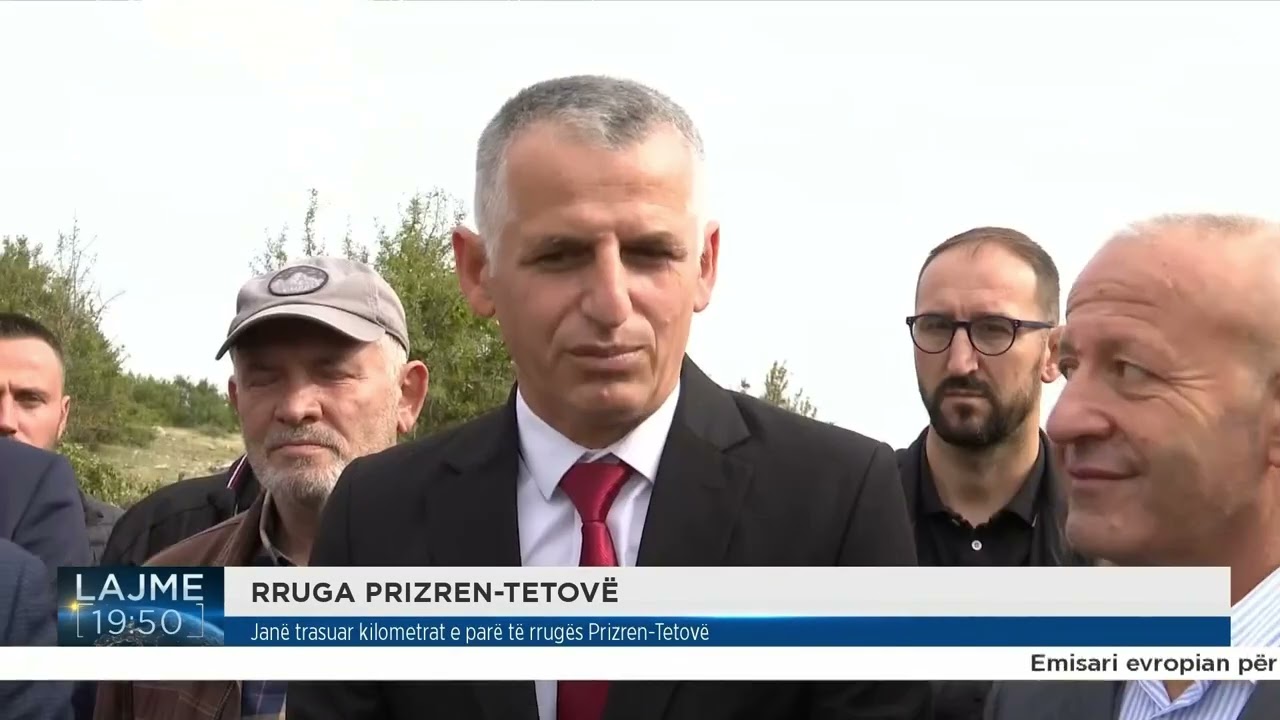Janë trasuar kilometrat e parë të rrugës Prizren-Tetovë