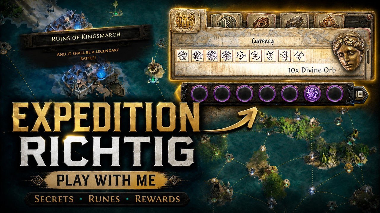 PoE2 Expedition Guide 🧭 &ndash; Play with Me: So erkennst du den echten Loot