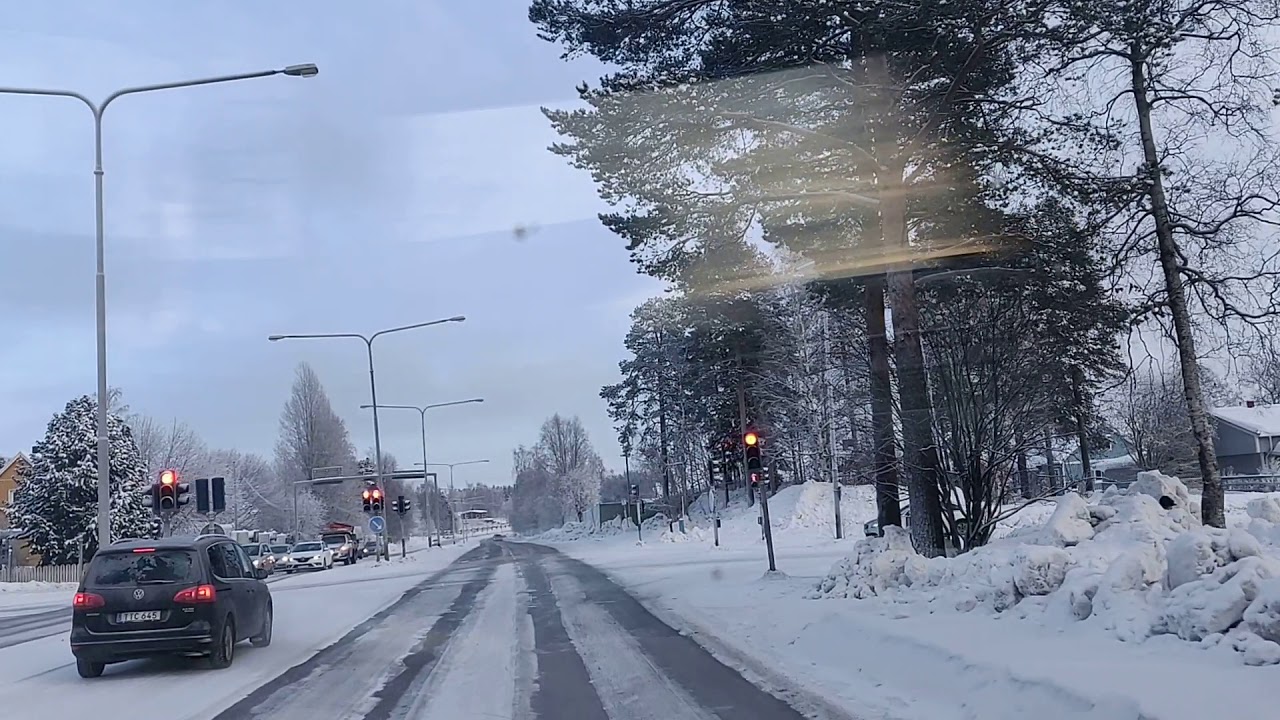 driving bus in lulea city part 2