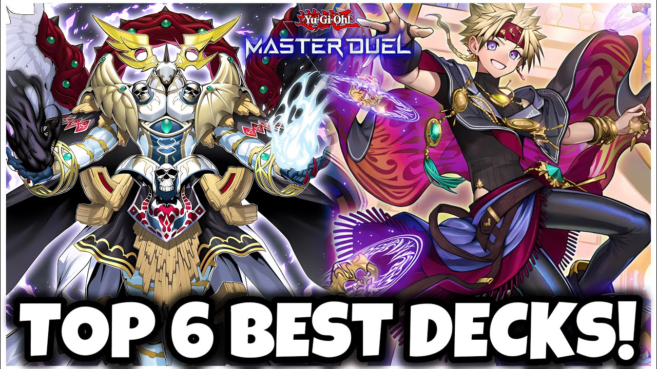 TOP 6 BEST DECKS in MASTER DUEL!