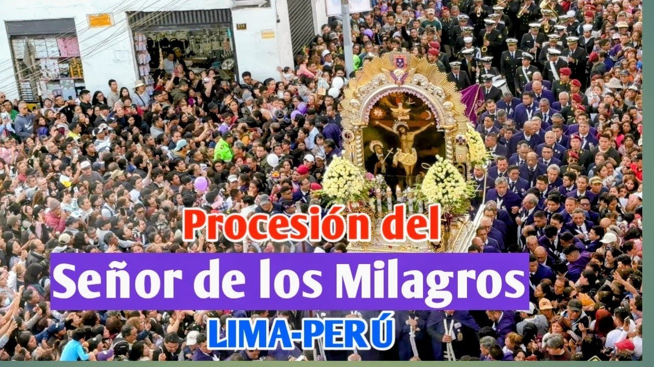 LA PROCESIÓN DEL SEÑOR DE LOS MILAGROS RECORRE POR LAS CALLES DEL CENTRO DE LIMA | DÍA 18/10/2024