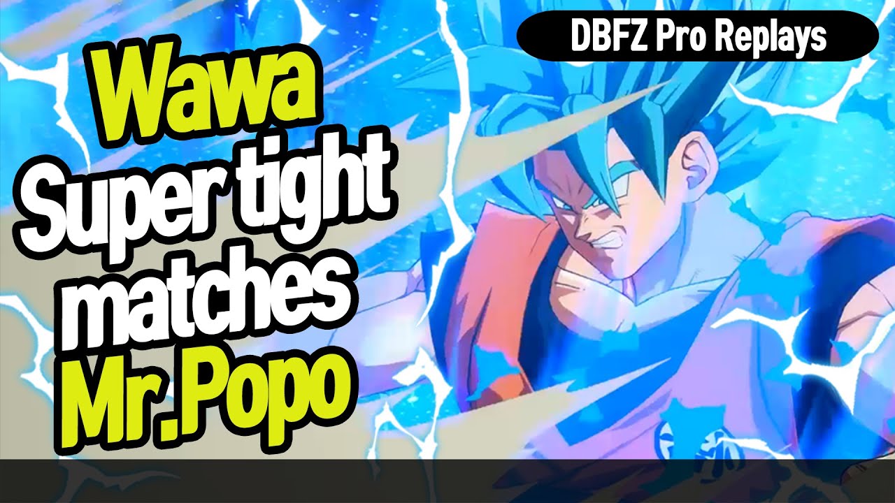 【DBFZ】 Wawa vs Mr.Popo, New year Super hype matches!! 【DBFZ Pro Replays】