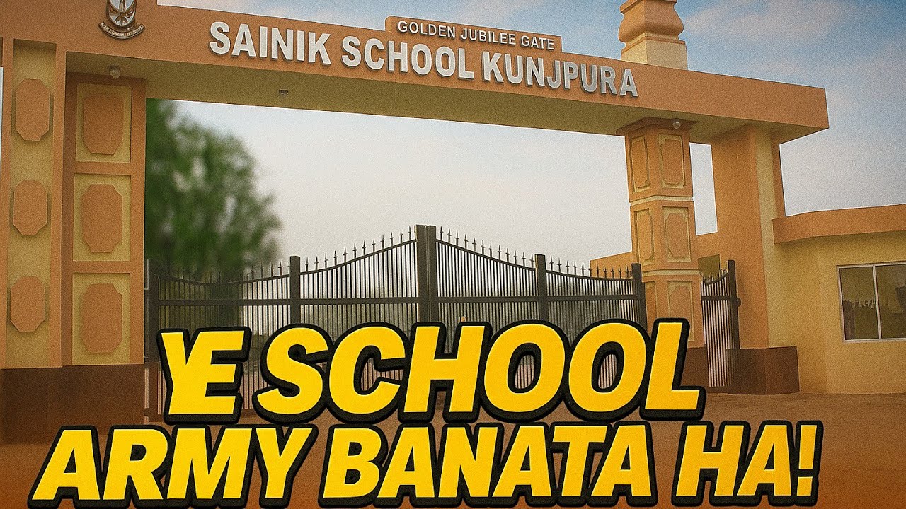 “Jab Main Sainik School Gaya Apne Dost Ke Saath | Full Real Tour 🎥”