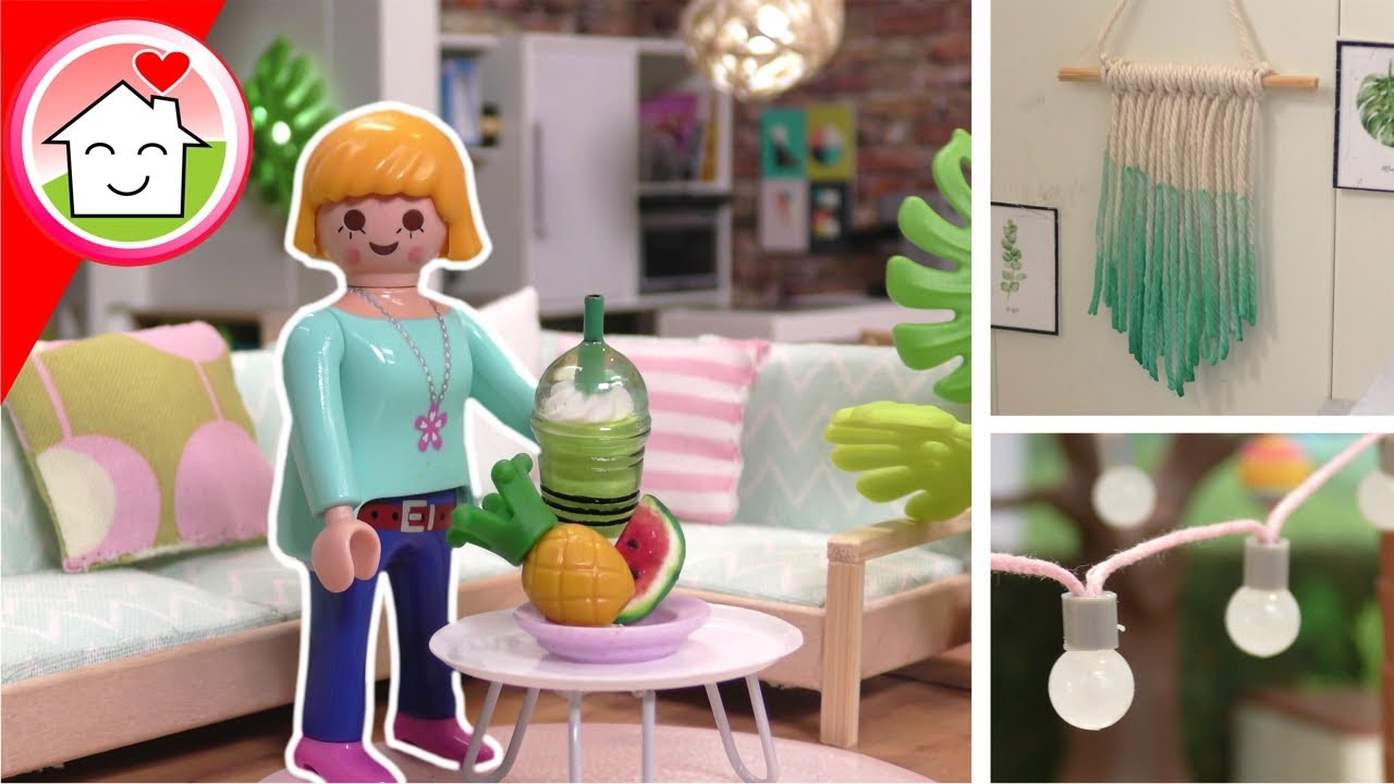Playmobil Familie Hauser - Wohnhaus sommerlich einrichten - Pimp my PLAYMOBIL