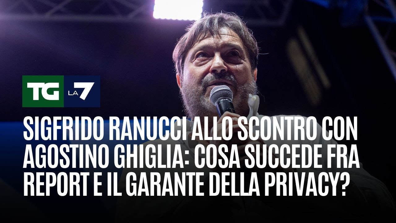 Ranucci allo scontro con Agostino Ghiglia: cosa succede fra Report e il Garante della Privacy?