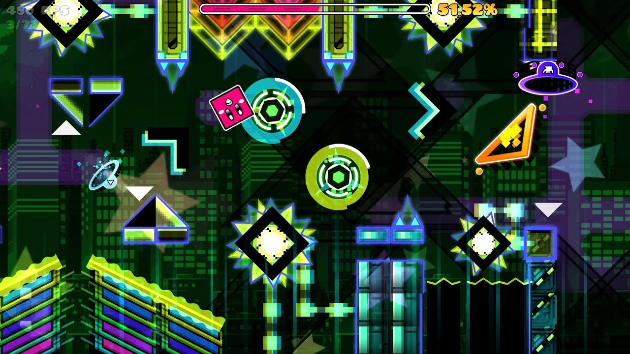 ChZzK by SnowEye (medium demon) 1 Coin - Geometry Dash
