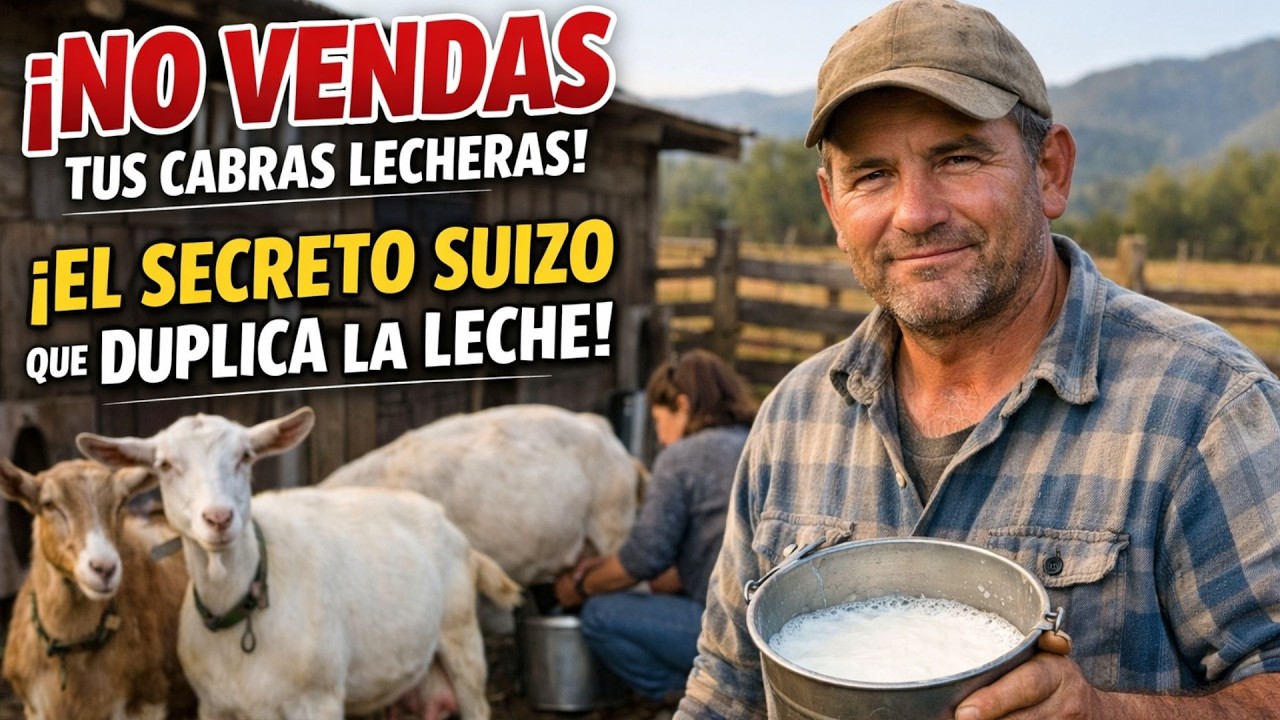 No vendas tus cabras lecheras! Aplica este secreto de los granjero de suiza dan doble de leche
