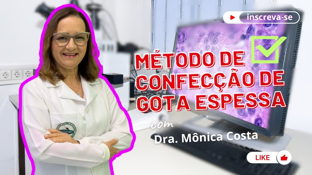 🔬 Você sabe como é feita a gota espessa para diagnóstico de hemoparasitos?