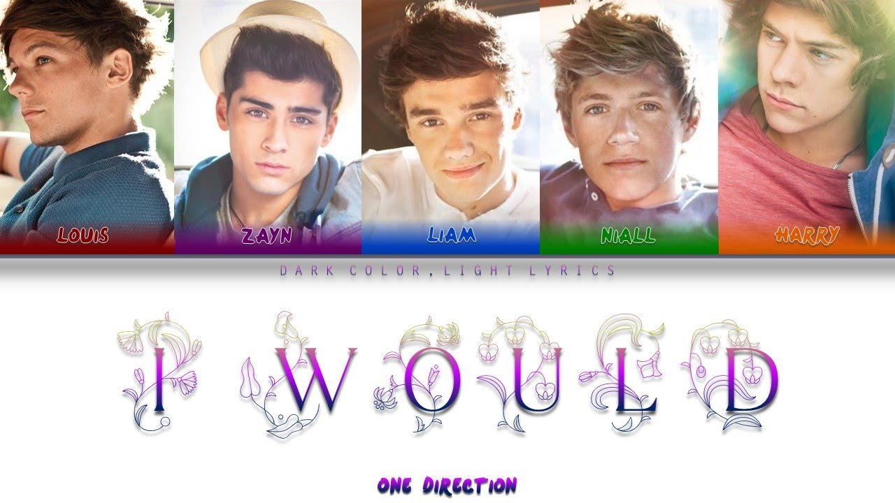 One Direction 'I Would' Lyrics [Color Coded ENG_ESP]