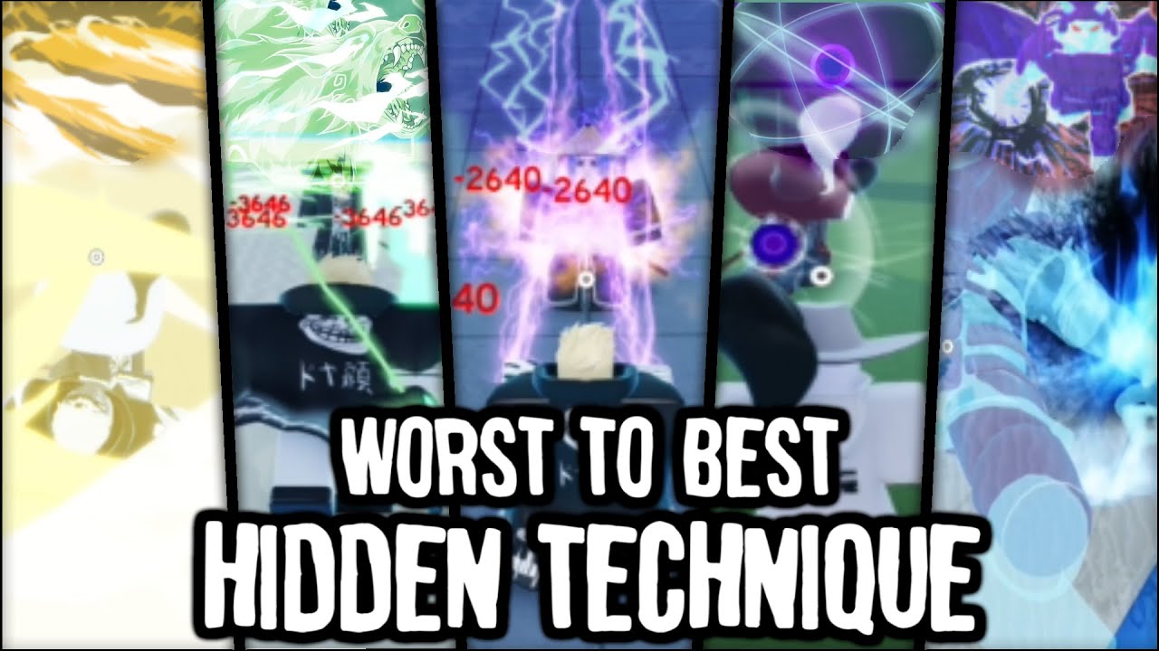 ВСЕ Скрытые техники, отсортированные от худших к лучшим | Shindo Life Subjutsu Tier List