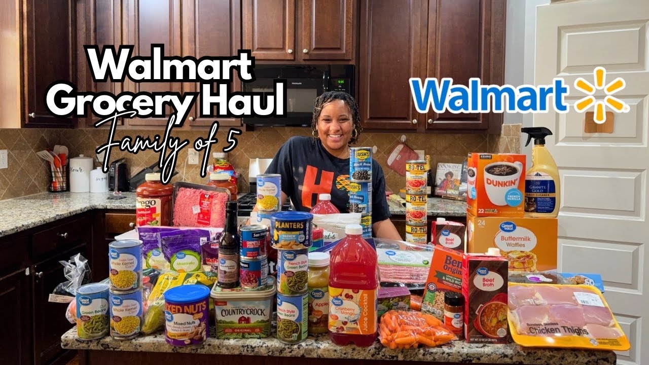 Walmart Grocery Haul | Budget-Friendly Family Shopping for 5 | February 2025