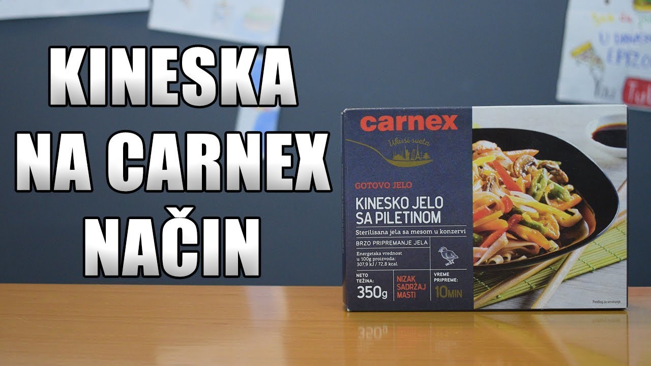 CARNEX UKUSI SVETA - KINESKO JELO SA PILETINOM