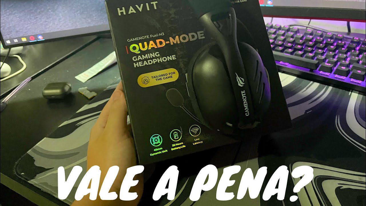 Havit Fuxi-H3 me surpreendeu!😱, melhor fone custo benefício do mercado? 