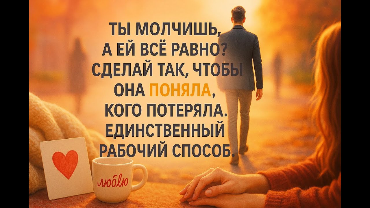Твоё молчание не работает? Сделай так, чтобы она начала бояться тебя навсегда потерять