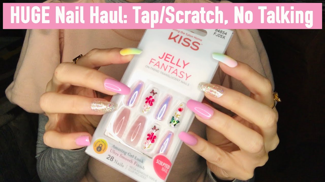 ASMR * HUGE Nail Haul * Fast Tapping & Scratching * Box Tapping * No Talking * ASMRVilla