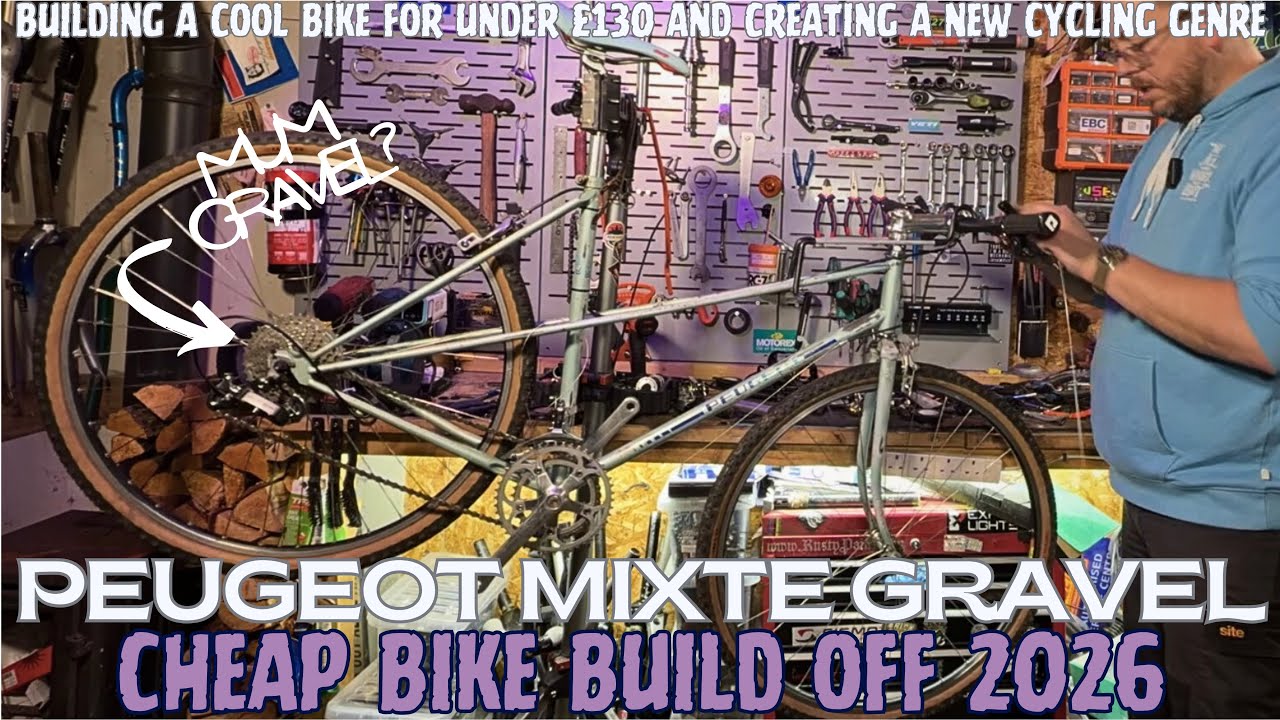 Peugeot Mixte Retro Mum Gravel Bike Build! - cheap bike build off 2026