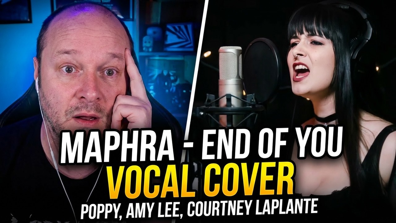 She NAILED This Cover! Maphra - End of You Poppy, Amy Lee, Courtney LaPlante #maphra #reactionvideo
