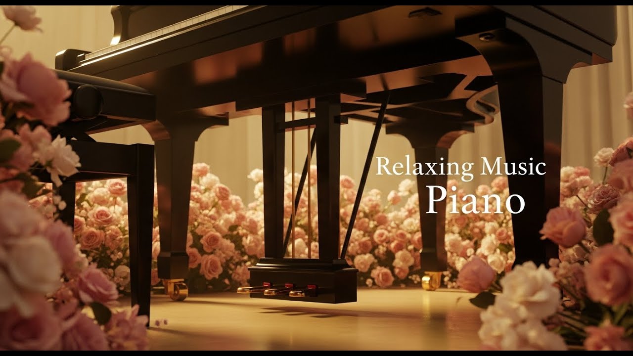 Soft Piano Music for Warm Night Ambience and Comfort ☕ Gentle Piano Instrumental Relax