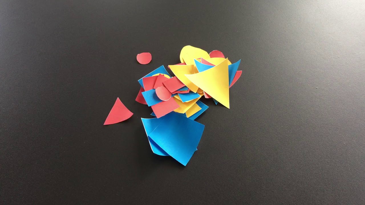 Jeu de Kim des formes géométriques