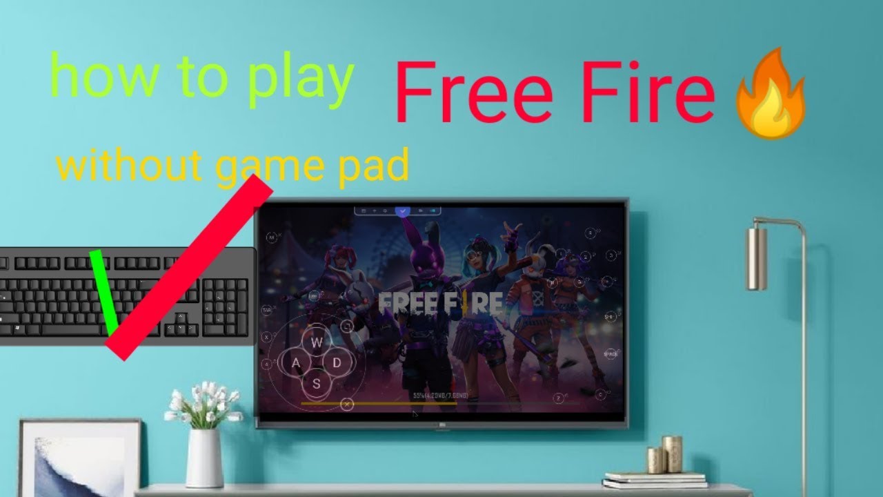 how to play free fire on mi tv without game pad ||free fire|| ||andriod tv|| ||kase play free fire||