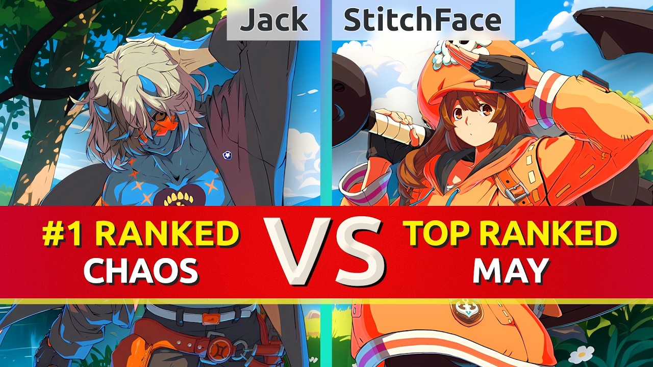 GGST 2.00 ▰ Jack (#1 Ranked Chaos) vs StitchFace (TOP Ranked May). High Level Gameplay