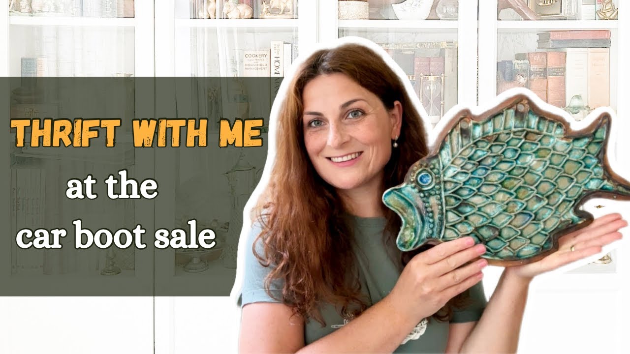HUNTING FOR TREASURE at two car boot sales UK | Vintage homewares haul | Reseller vlog