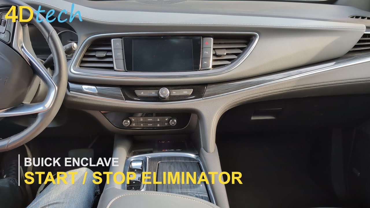 Buick Enclave ОТКЛЮЧИТЕ функцию автоматического запуска/остановки — ВКЛЮЧИТЕ и ВЫКЛЮЧИТЕ постоянн...