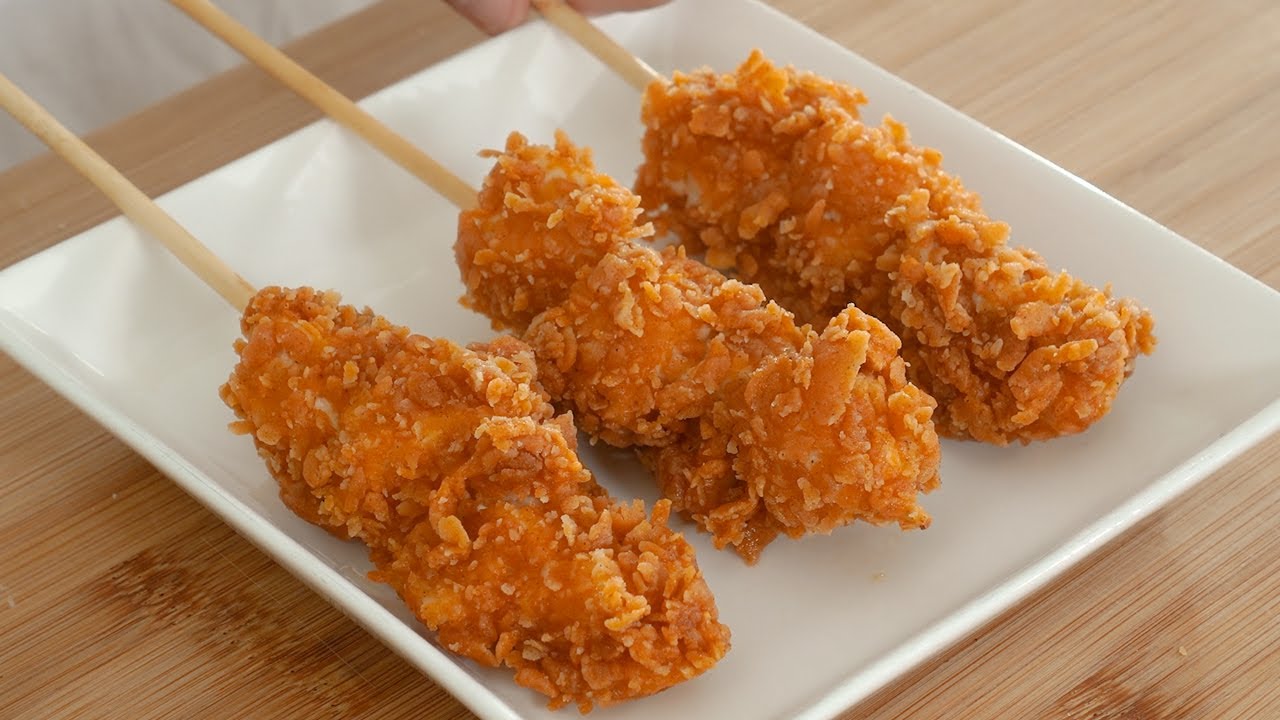 Лучший рецепт хрустящей жареной курицы (раскройте секрет! Просто и вкусно!)