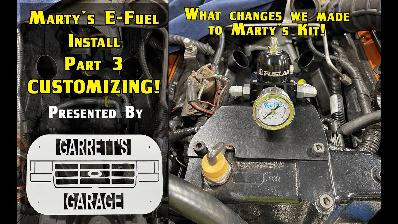 Marty's Diesel E-Fuel Install on The Lawn Ranger Part 3