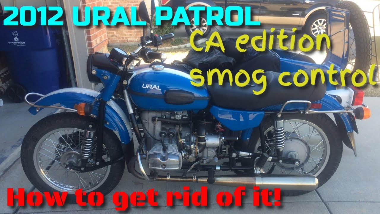 2012 URAL Patrol CA edition pollution smog control how to remove it, and get better performance