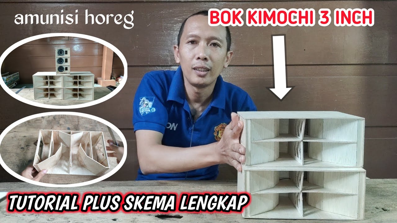 CARA BUAT BOK KIMOCHI BREWOG AUDIO 3 INCH...plus skema dan ukuran lengkap #brewogaudio #horeg