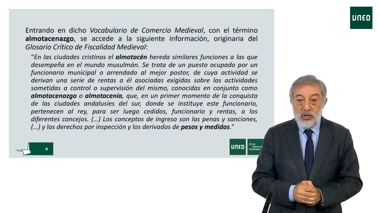 El Oficio de Almotacén y la Ingeniería Industrial