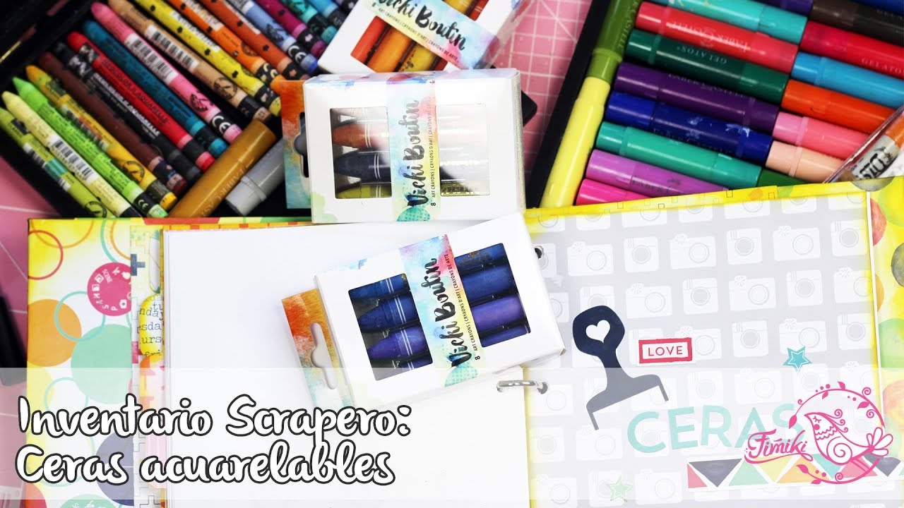 Inventario Scrapero: Ceras acuarelables