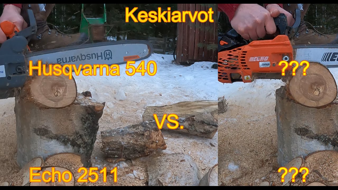 Echo 2511 Vs. Husqvarna 540xp