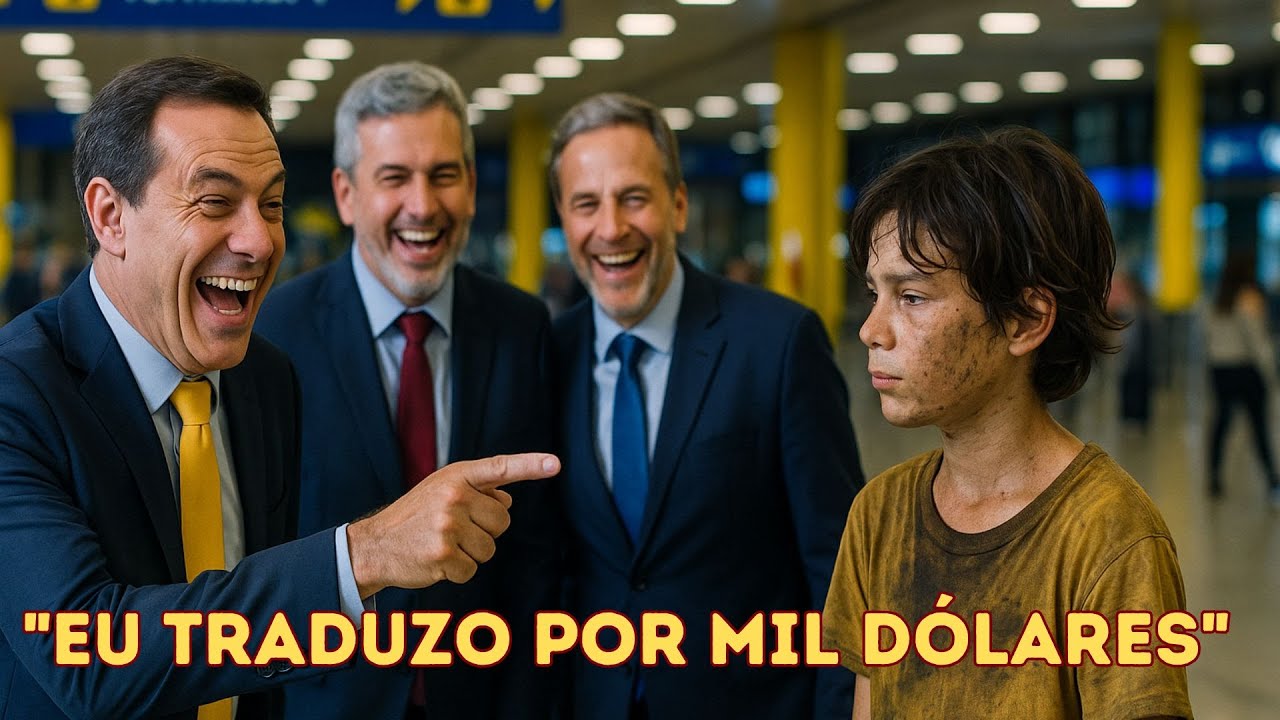 EU TRADUZO POR MIL DÓLARES” — O MILIONÁRIO RIU... MAS O QUE ELE FEZ O DEIXOU SEM PALAVRAS