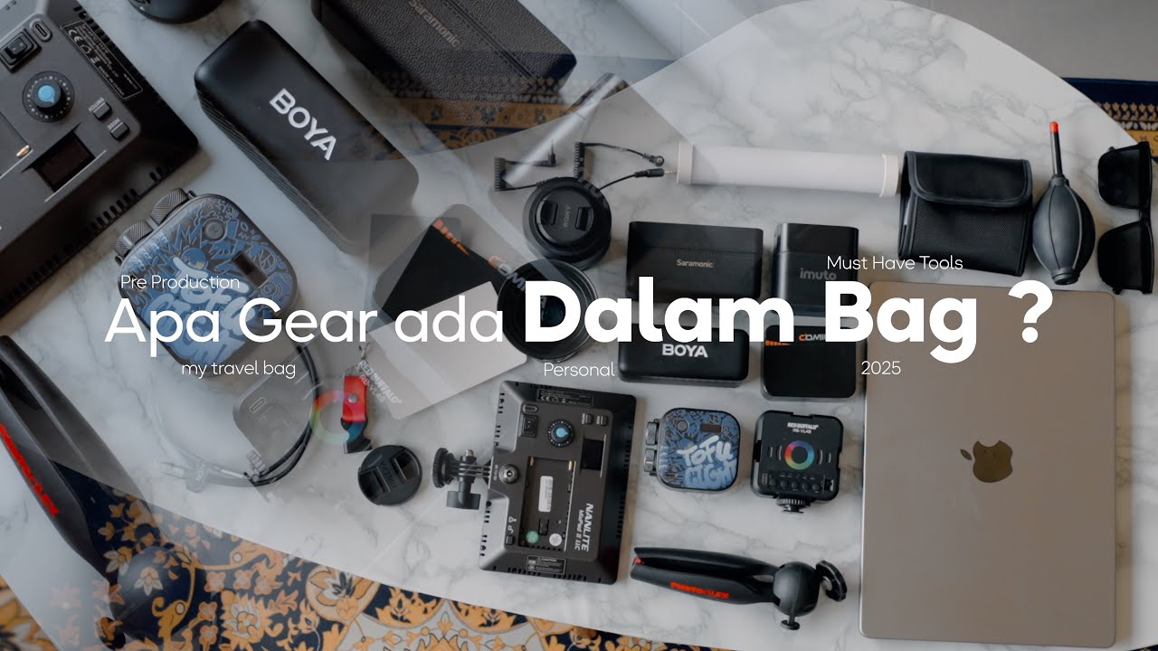 Travel Gear Aku 2025 ( What's In My Camera Bag ? )
