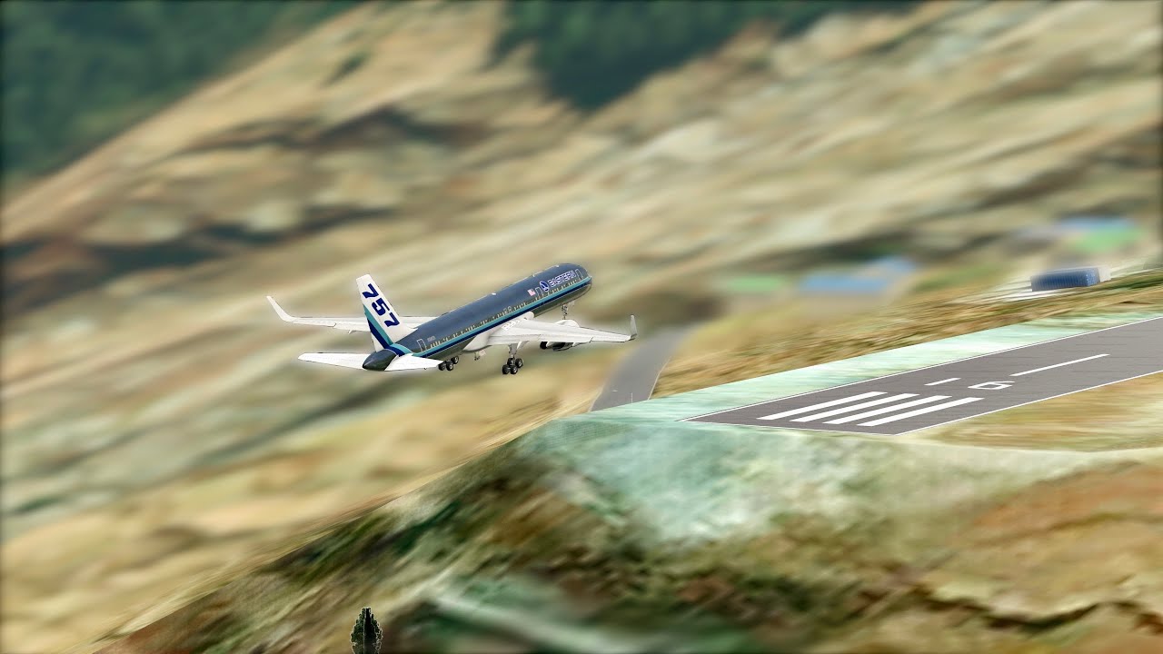 Big Jets In The Himalayan Mountains - DANGEROUS Airport