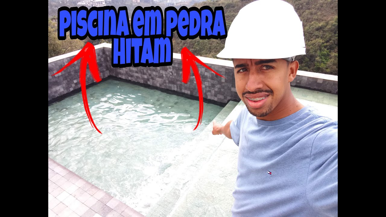 PISCINA EM PEDRA HITAM