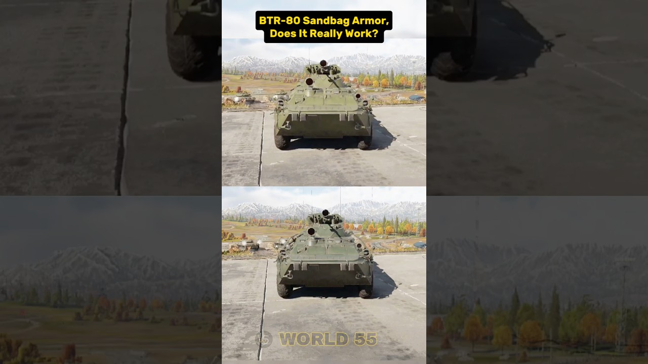 BTR-80 Sandbag Armor, Does It Really Work?. #warthunder